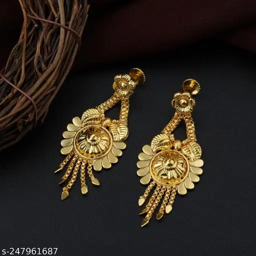 Gold Plated Earring/Stud For Women'S/Girls