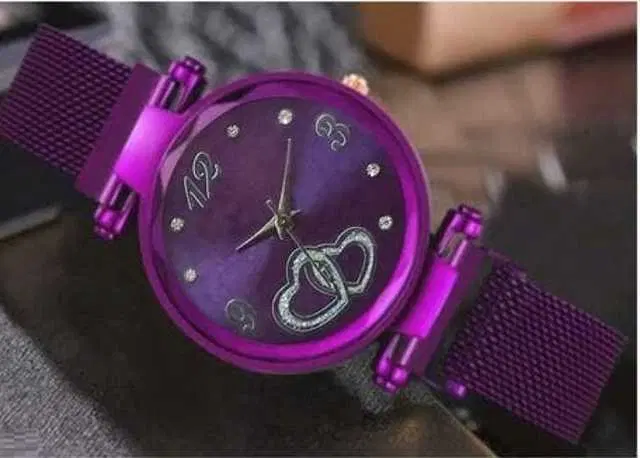 Analog Watch For Womens (Purple) (WS-283)