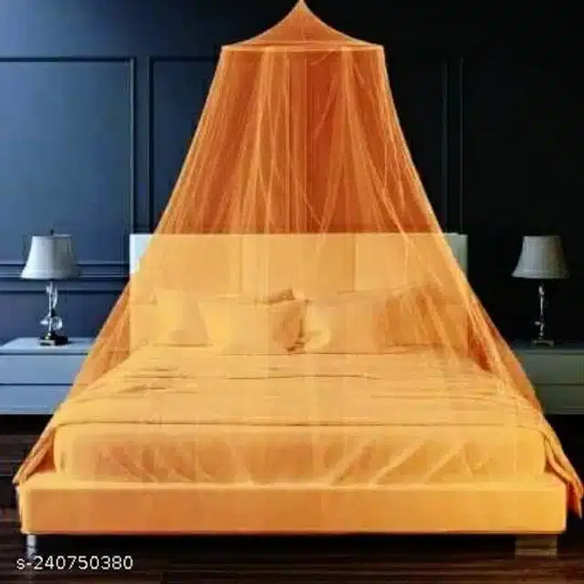 Nylon Mosquito Net, Peach, 6.7x6.5 Feet