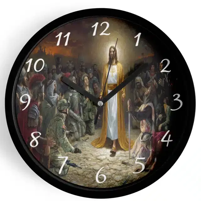 Analog Wall Clock, Multicolor, 7 inches