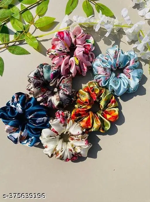Everyday Scrunchies for Women (Multicolor)