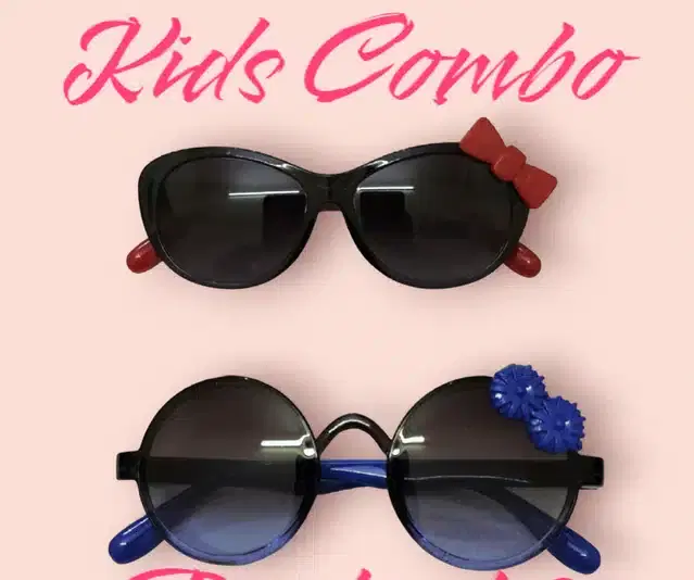 UV Protected Sunglasses for Kids, Pack of 2 (Multicolor, 4-10 Years)