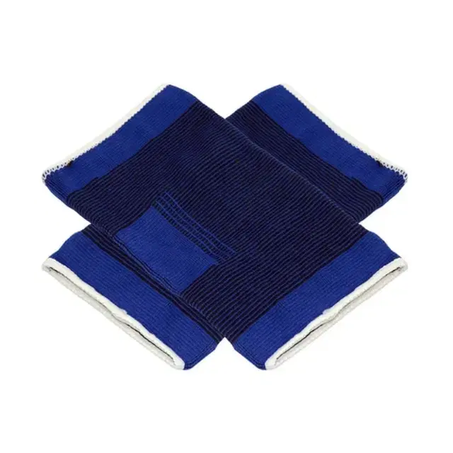 Polyester Solid Knee Sleeves for Women, Blue, Set of 1