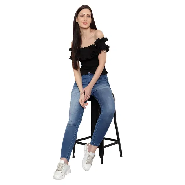 Denim Jeans For Women, LIGHT BLUE (28)