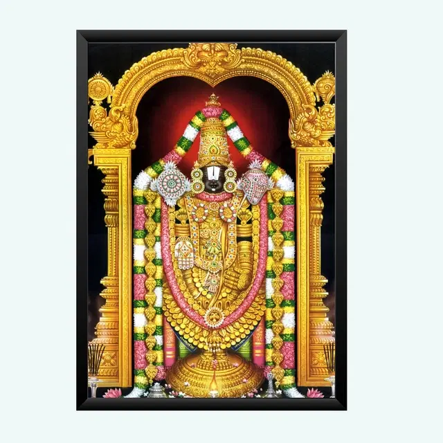 Polyester Photo Frame, Black, 5x7 inches