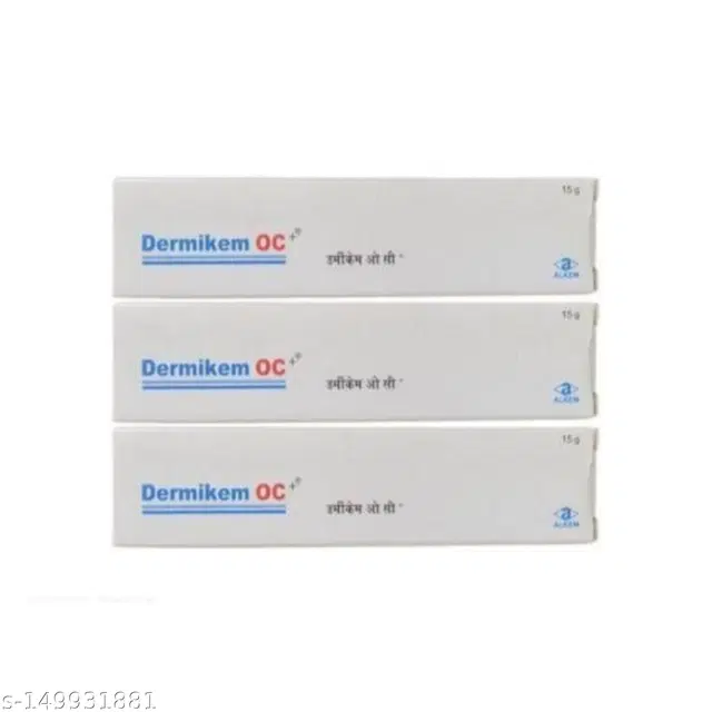 Dermikem Anti-Fungal Cream, 15 g, Pack of 3