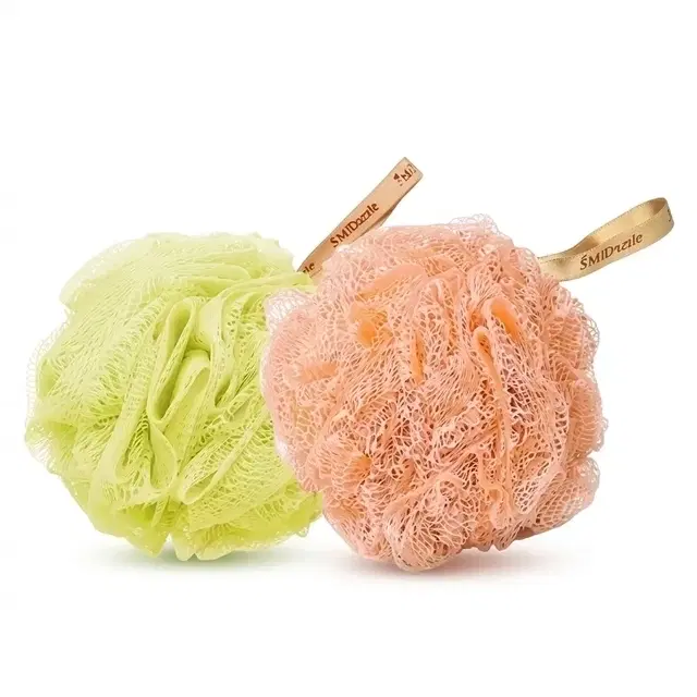 MiDazzle Everyday Bath Loofah with Poly Bag, Pack of 2