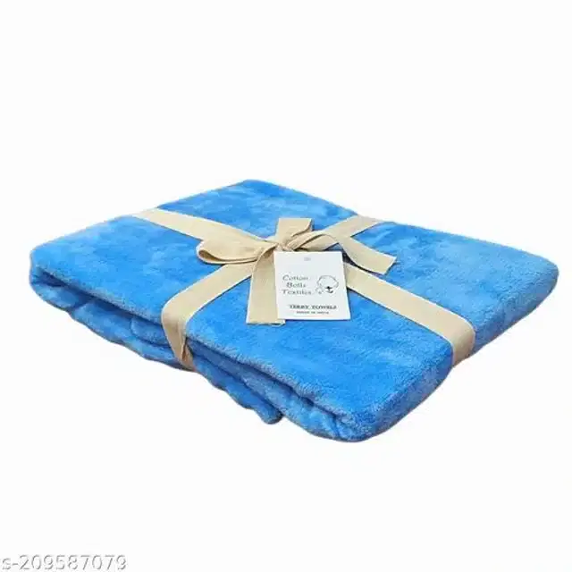 Microfibre Bath Towels, Blue, 60x120 cm