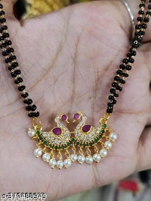 Multiple Strand Mangalsutra for Women (Multicolor, Free Size)