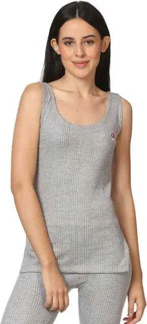 Quilted Premium Sleeveless Thermal Top for Women (Grey, 75 cm) (MS-017)