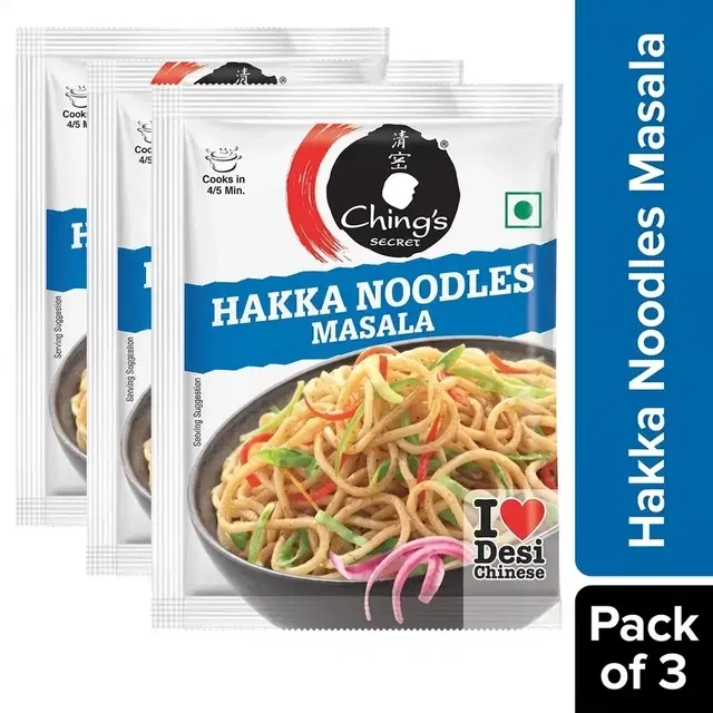 Chings Chowmein Hakka Noodles Masala 20 g (Pack of 3)