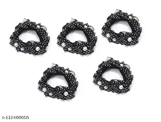 Rubber Band & Scrunchies for Women (Multicolor, 3 Pcs)