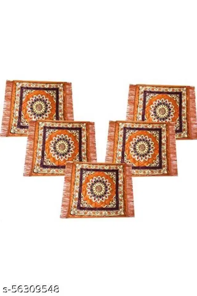 Prayer Mats, Rust, 20x20x0.5 inches, Pack of 5