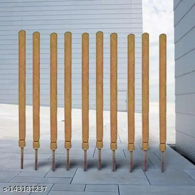 Wooden Moss Stick, Brown, 3 feet, Pack of 10