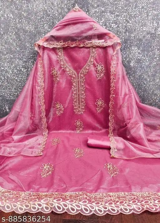 Net Punjabi/All Over Suits for Women (7.05 meter (4XL)