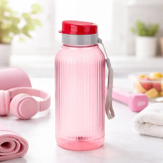 Plastic Water Bottles, Red (1500 Ml)