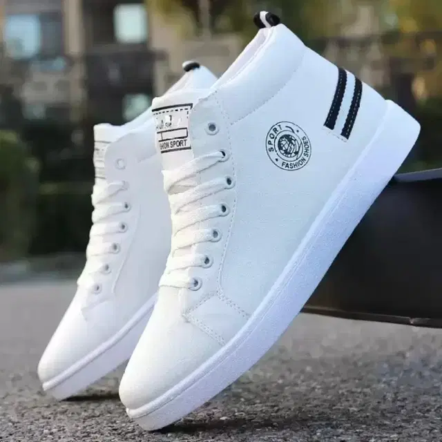 Casual Shoes for Men (White, 10)