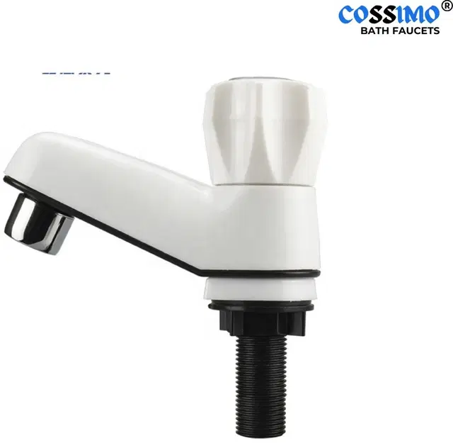 Plastic Pillar Taps, White