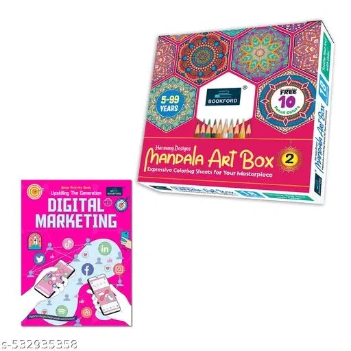 Harmony Mandala Boxx Part 2 + STEM Activity Book: Digital Marketing – Teach kids about digital marketing through engaging and educational activities that promote creativity and skill-building.