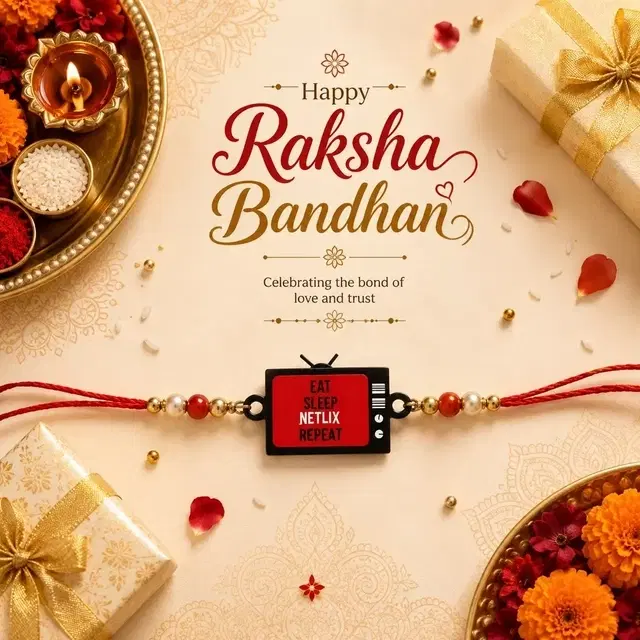 Netflix TV Rakhi for Brother