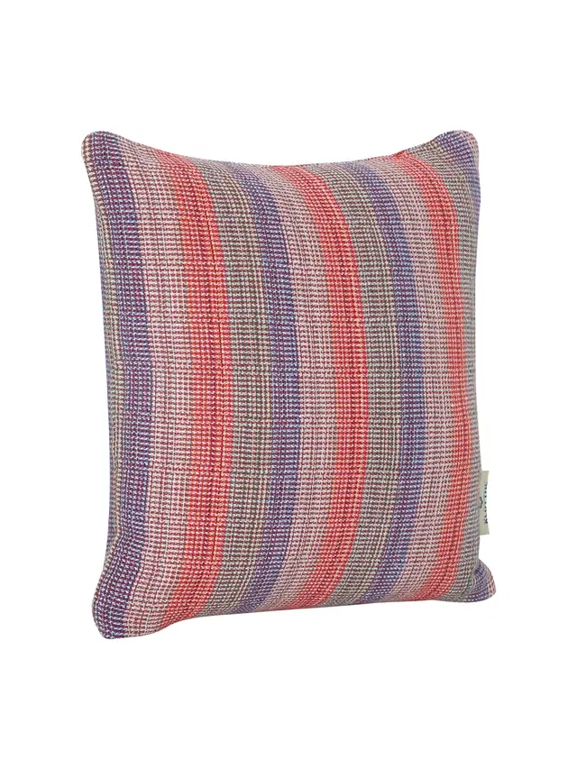 Cotton Cushion Cover, Multicolor, 12x12 inches