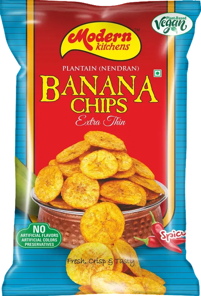 Modern Kitchens Banana Chips Spicy 160 g