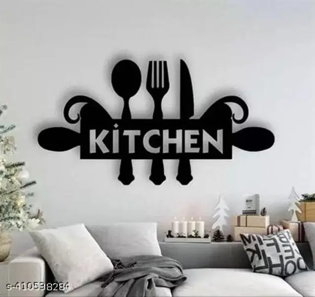 Wooden Wall Decor, Black