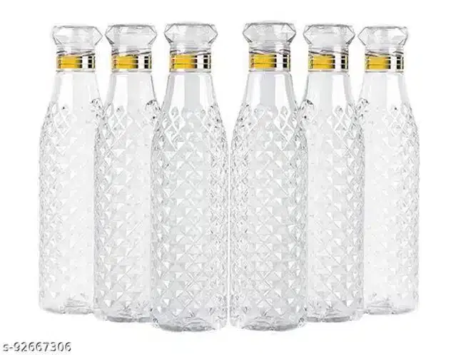 Water Bottle, White, 6x1000 ml