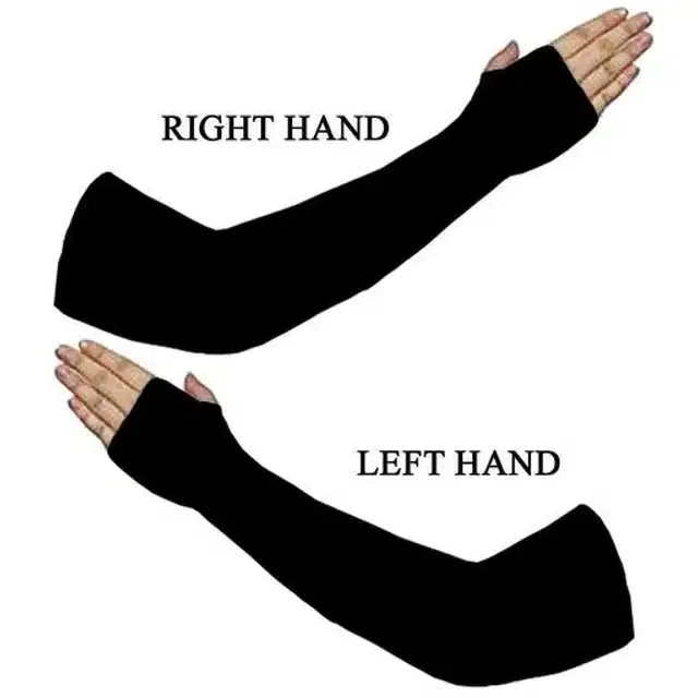 Arm Sleeves for Men, Set of 1 (Black)