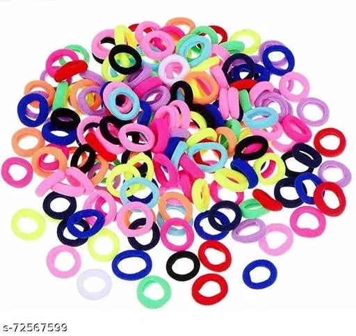 Rubber Hair Bands for Women & Girls, Pack of 50 (Multicolor)