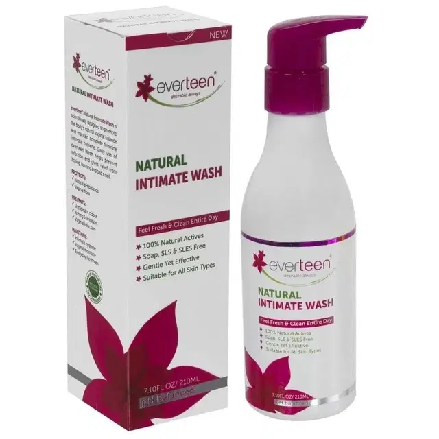 Everteen Natural Intimate Wash For Women 210 ml