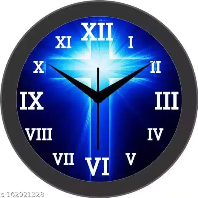 Wall Clock for Home, Multicolor, 10"
