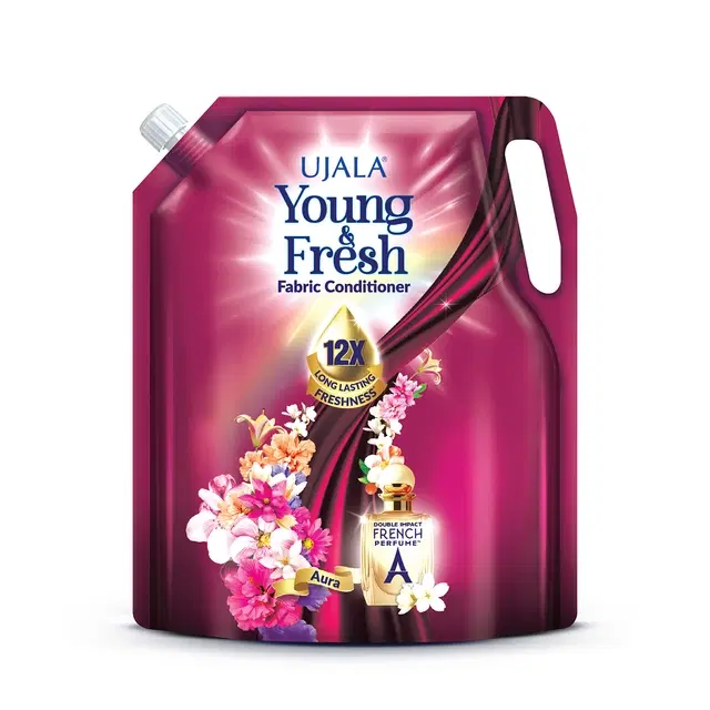 Ujala Aura Young & Fresh Fabric Conditioner 2 L (Refill)