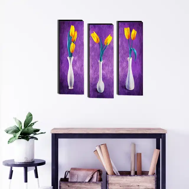 Wooden Wall Paintings, Set of 1, Multicolor, 18x15 Inches