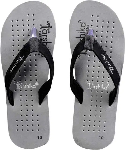 Women EVA Casual Flip Flops (Grey, 6) (SD-738)