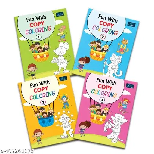 Educationa, Colorful Imagery, Engaging Activities, And Entertainment Drawing Books For Kids, Set of 4