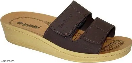 Inblu Sandals for Women (Brown, 7)