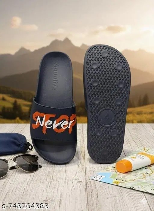 Aqualite EVA Sliders for Men (Blue, 7)