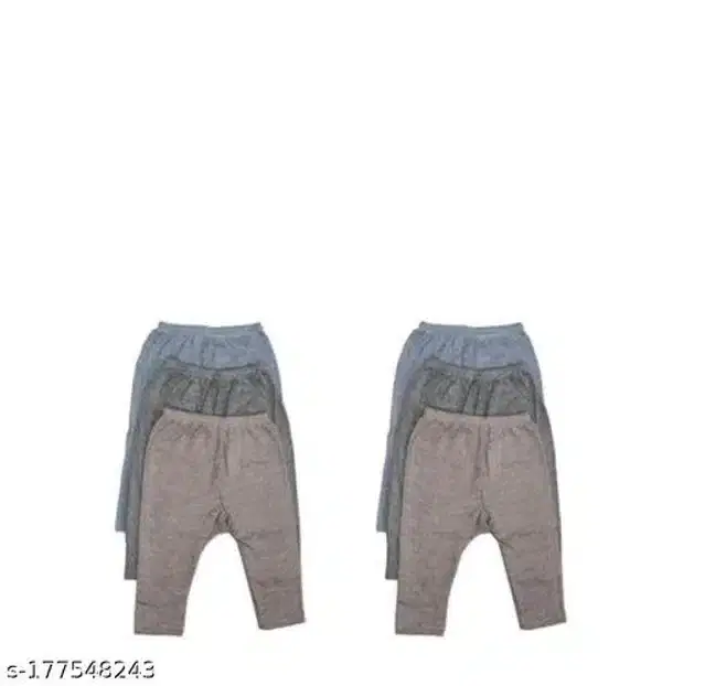 Woolen Thermal Bottom for Kids, Pack of 6 (Multicolor, 3-6 Months)