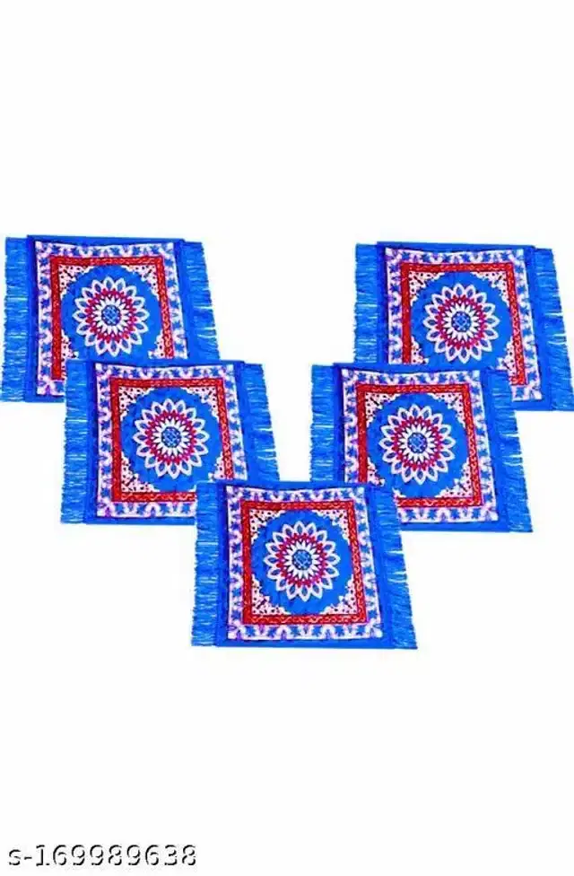 Prayer Mats, Blue, 20x19x0.5 inches, Pack of 5