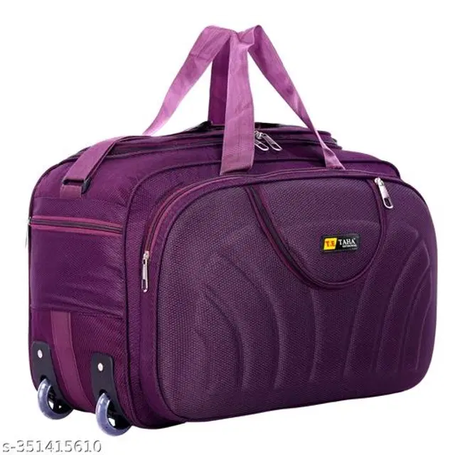 Polyester Duffel Bags, Purple