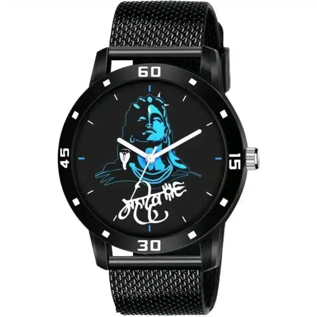 Analog Watch for Men (Black)