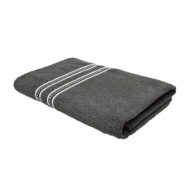 Evokk Home Cotton Bath Towel 330gsm 65x135cm Dark Grey