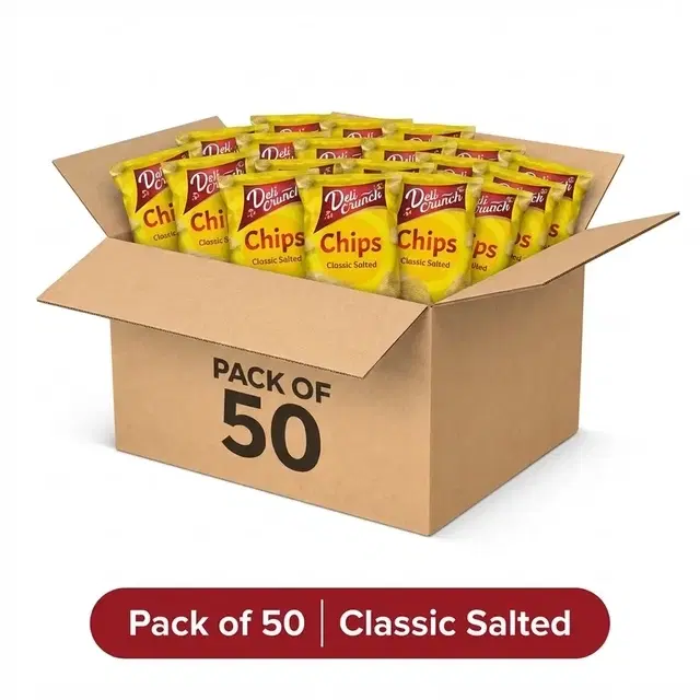 DeliCrunch Classic Salted 50X50 g (Pack of 50)