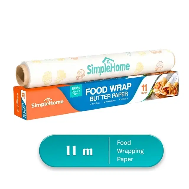SimpleHome Basic Food Wrapping Paper 11m