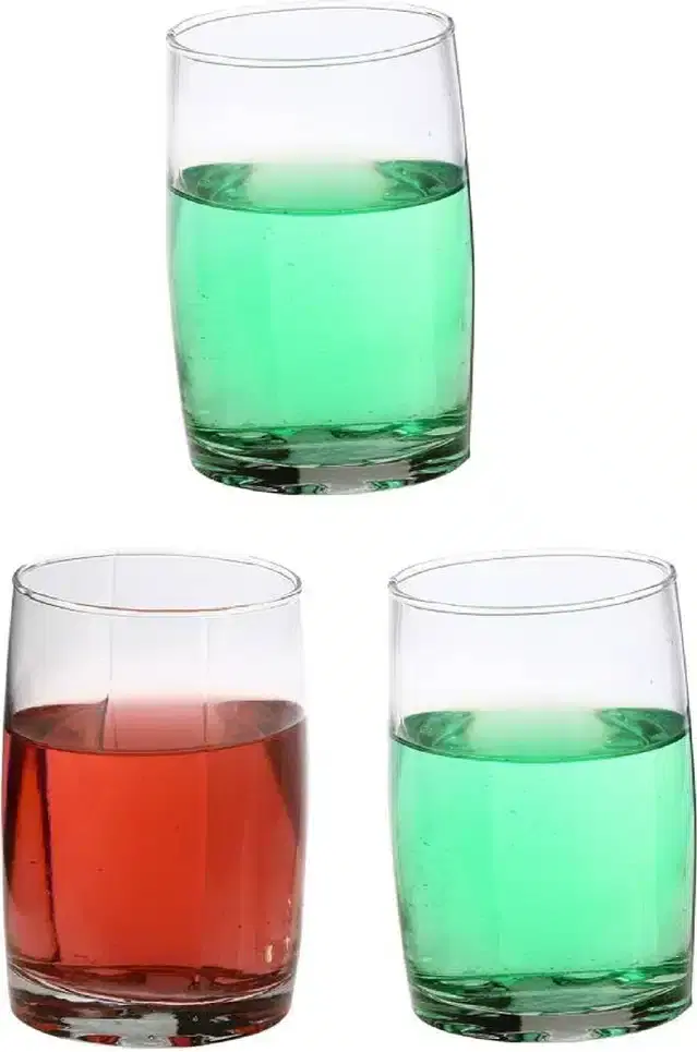 Liquor cum Cocktail Glasses, Transparent, 270 ml, Pack of 3