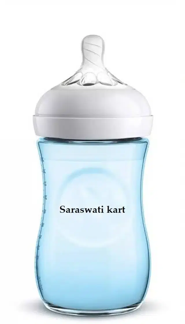 Milk Feeding Bottle for Kids, Multicolor, 240 ml
