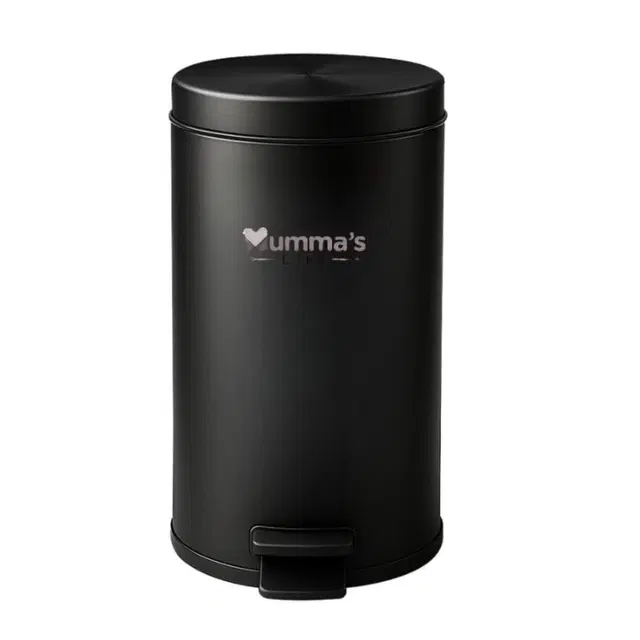 Stainless Steel Dustibin ,Black 5kg,( Pack Of 1)