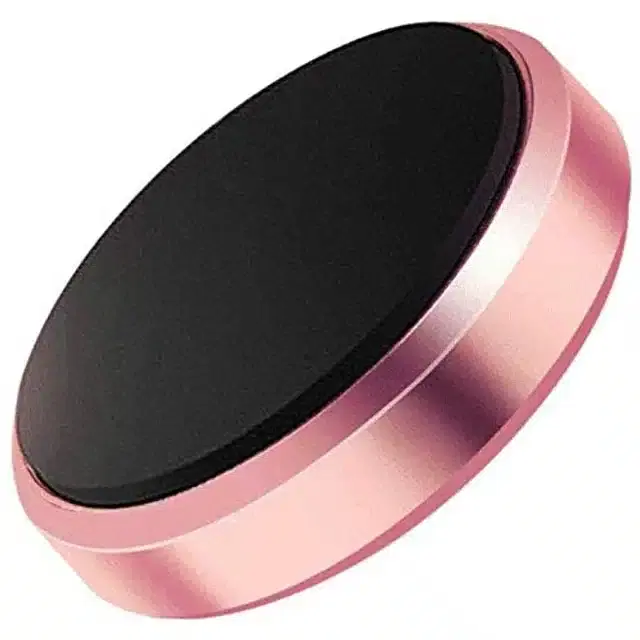 Magnetic Car Mobile Holder, Black & Pink