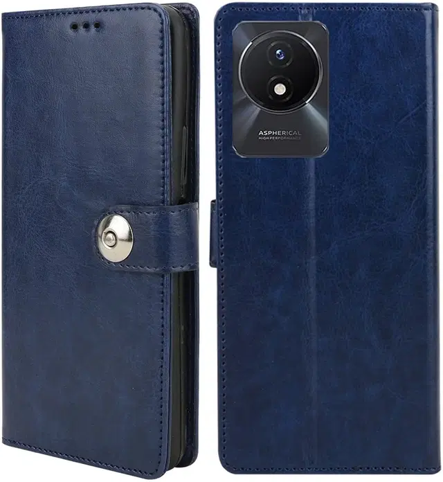 Flip Mobile Cover for Vivo V2217/Y02, Multicolor